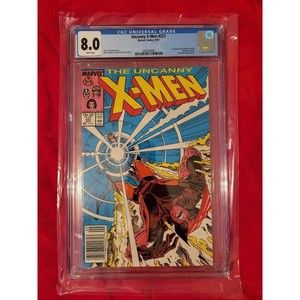 Uncanny X-Men #221 CGC 8.0 Newsstand Variant 1st App Mister Sinister White